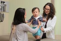 Melissa Stockwell caring for a young patient